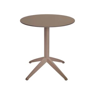 Стіл QUATRO FOLD ø 70 TAUPE-TAUPE